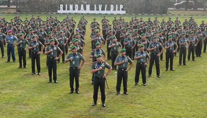 Samakan Persepsi Terhadap Kebijakan Pimpinan TNI AD, Apel Dansat Kodam lV/Diponegoro Wujudkan Prajurit PRIMA