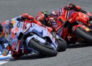 Senang Sekali Bisa Bertarung, Pertarungan Jarak Dekat MotoGP, Lengan Marquez Sentuh Roda Depan Bagnaia