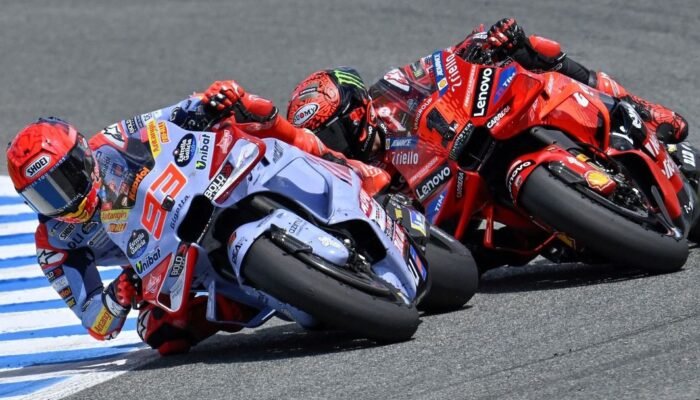 Senang Sekali Bisa Bertarung, Pertarungan Jarak Dekat MotoGP, Lengan Marquez Sentuh Roda Depan Bagnaia