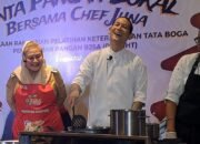 Chef Juna Masak Kroket Ubi dan Teri Salmon Lombok Ijo di Semarang, Wali Kota Bilang Enak, Karyawan Perusahaan Rokok Cicipi Semuanya